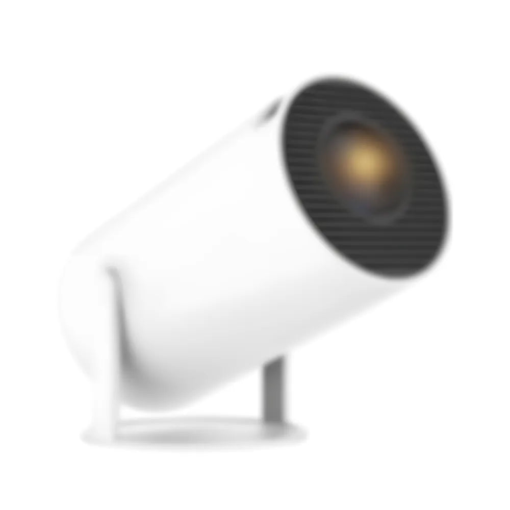 Beamer mit Android 11 – 260 ANSI Lumen, Autofokus, 180° drehbare Basis, Wi-Fi 6, Bluetooth 5.0 HD Projektor