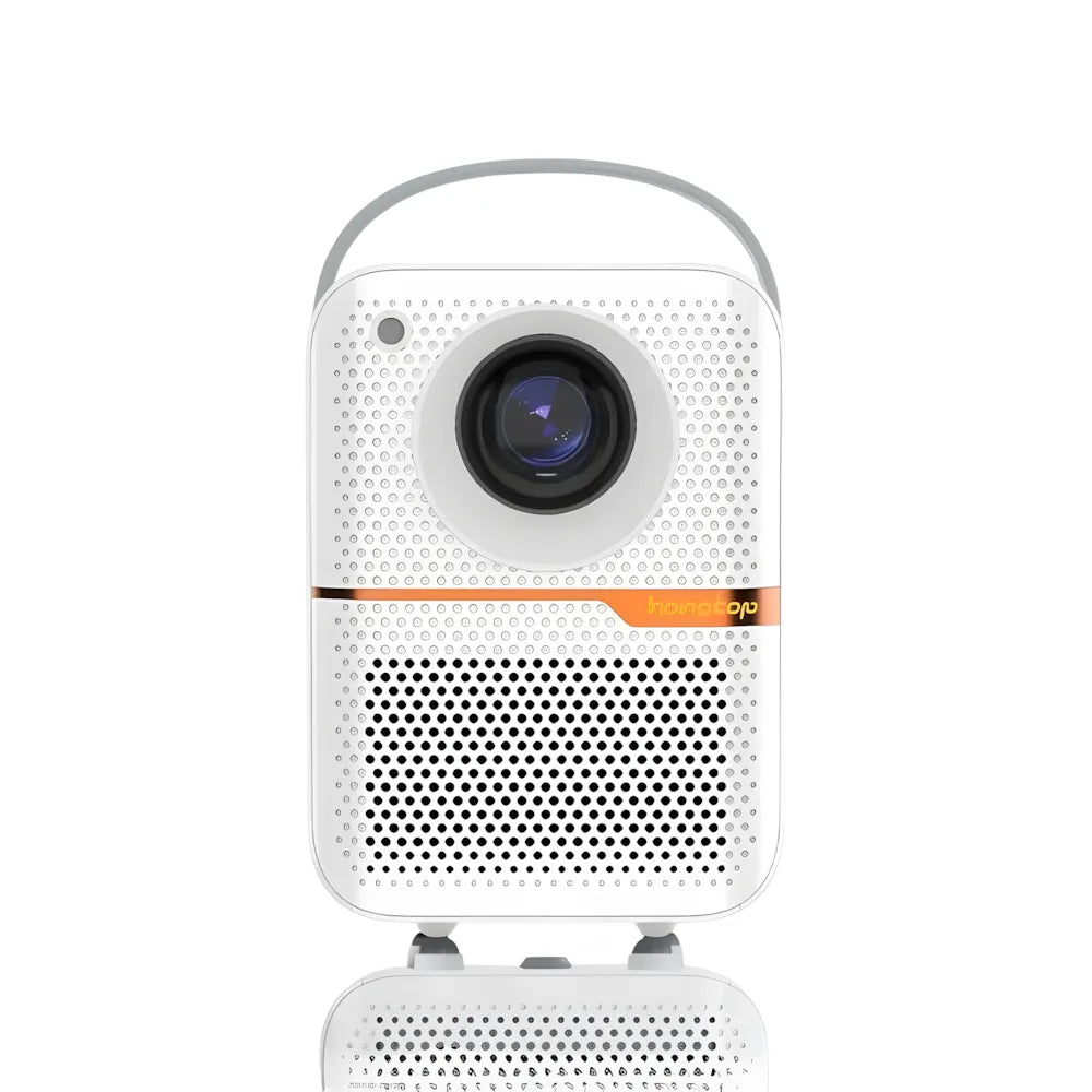 Tragbarer Mini Android Beamer – 300 ANSI Lumen, Autofokus, Android 10, Wi-Fi, Bluetooth 5.3, 6K-kompatibel Projektor