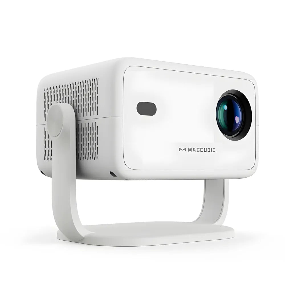 Beamer mit Android 11 und Full HD – Tragbarer Projektor mit 650 ANSI Lumen, Wi-Fi 6 & Bluetooth, 360° drehbar