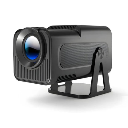 Tragbarer Full HD 1080p Beamer – Android 13, 500 ANSI Lumen, Autofokus, Drehbare Basis, Wi-Fi 6, Bluetooth 5.2 Projektor