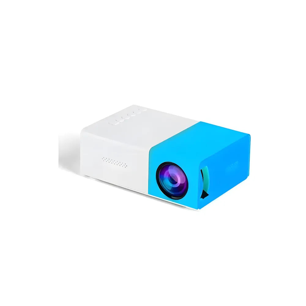 Mini Beamer tragbar – Einfacher Projektor mit HDMI & USB, Plug & Play für Filme und Spiele