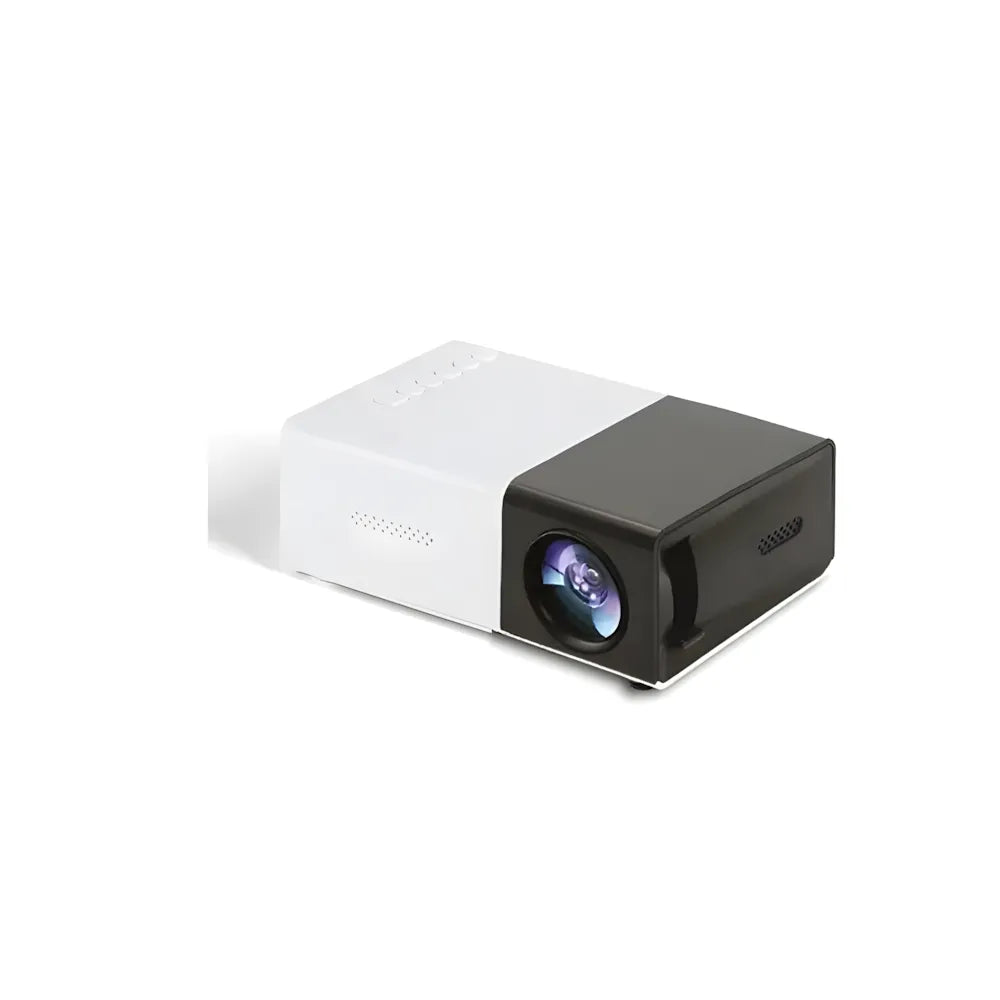 Mini Beamer tragbar – Einfacher Projektor mit HDMI & USB, Plug & Play für Filme und Spiele