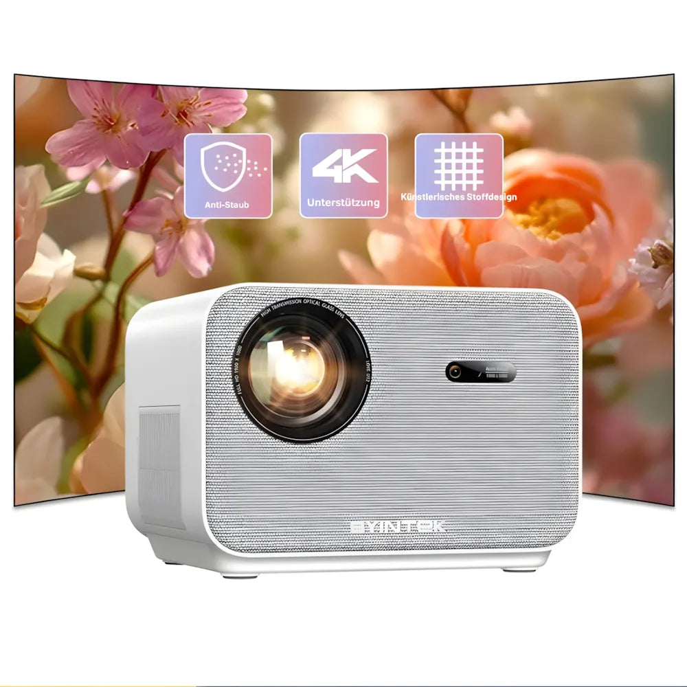 Full HD Android Beamer – Autofokus, Wi-Fi 6, Bluetooth 5.2, Kabelloses Streaming & Projektion bis zu 300 Zoll Projektor