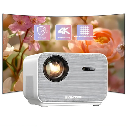 Full HD Android Beamer – Autofokus, Wi-Fi 6, Bluetooth 5.2, Kabelloses Streaming & Projektion bis zu 300 Zoll Projektor