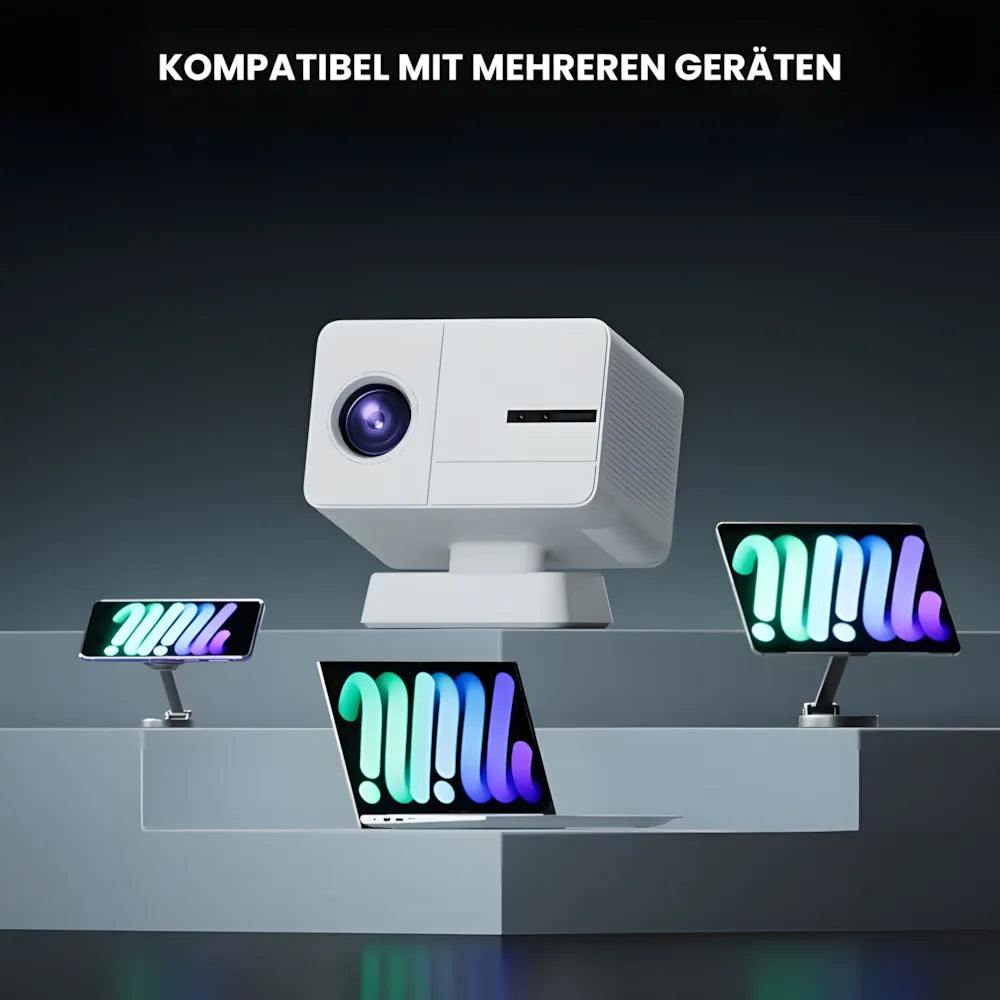Beamer Home Cinema 1080p – Android 11, 800 ANSI Lumen, Autofokus, Wi-Fi, Bluetooth Projektor