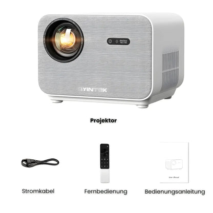 Full HD Android Beamer – Autofokus, Wi-Fi 6, Bluetooth 5.2, Kabelloses Streaming & Projektion bis zu 300 Zoll Projektor