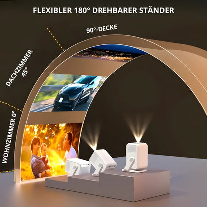 1080P Android 11 Beamer – Autofokus, Wi-Fi 6 & Bluetooth 5.2, Full HD Projektor
