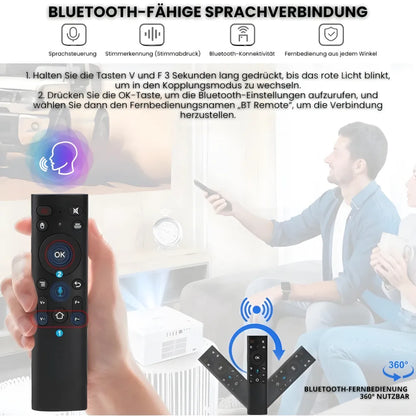 Heimkino Beamer – Android 13, 1200 ANSI Lumen, 6D Auto-Keystone, 4K-kompatibel, Wi-Fi 6, Bluetooth Projektor