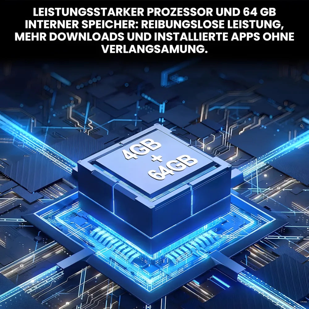 Tragbarer Mini Android Beamer – 300 ANSI Lumen, Autofokus, Android 10, Wi-Fi, Bluetooth 5.3, 6K-kompatibel Projektor