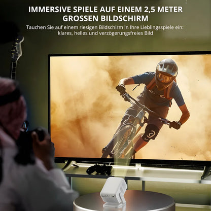 1080P Android 11 Beamer – Autofokus, Wi-Fi 6 & Bluetooth 5.2, Full HD Projektor